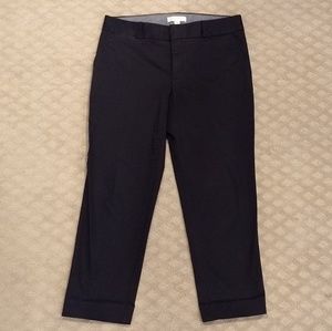 BR black chino ankle capris